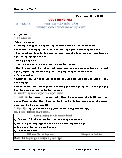 Giáo án Ngữ văn 7 - Tuần 11 - Năm học 2022-2023 - Lê Thị Hương Ly (Cánh diều)