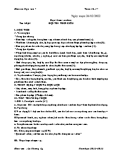 Giáo án Ngữ văn 7 - Tuần 16+17 - Năm học 2022-2023 - Lê Thị Hương Ly (Cánh diều)