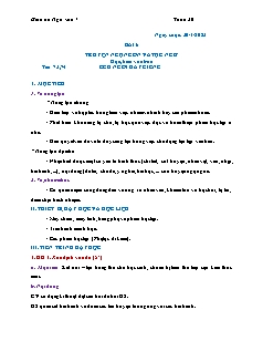 Giáo án Ngữ văn 7 - Tuần 20, Bài 6: Truyện ngụ ngôn và tục ngữ - Năm học 2022-2023 - Lê Thị Hương Ly (Cánh diều)