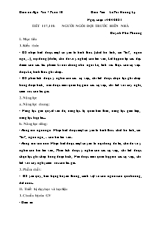 Giáo án Ngữ văn 7 - Tuần 30 - Năm học 2022-2023 - Lê Thị Hương Ly (Cánh diều)