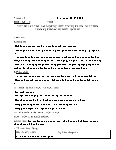 Giáo án Ngữ văn 7 - Tuần 4 - Năm học 2022-2023 - Lê Thị Hương Ly (Cánh diều)