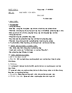 Giáo án Ngữ văn 7 - Tuần 6 - Năm học 2022-2023 - Lê Thị Hương Ly (Cánh diều)