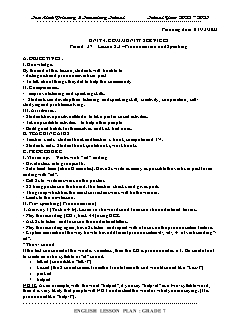 Giáo án Tiếng Anh 7 - Tuần 13, Bài 4: Community services - Năm học 2022-2023 - Trần Thị Thanh Huyền (i-Learn Smart World)