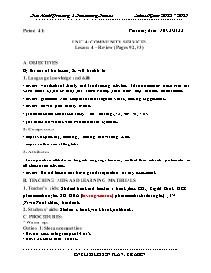 Giáo án Tiếng Anh 7 - Tuần 15, Bài 4+5 - Năm học 2022-2023 - Trần Thị Thanh Huyền (i-Learn Smart World)