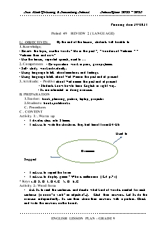 Giáo án Tiếng Anh 9 - Tuần 18 - Năm học 2022-2023 - Trần Thị Thanh Huyền