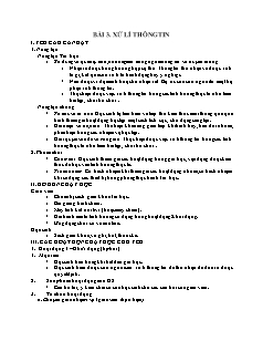 Giáo án Tin học 3 - Bài 3-5 - Năm học 2022-2023 - Phan Thị Thanh (Cánh diều)