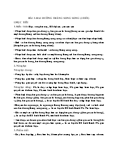 Giáo án Toán 7 - Bài 3: Hai đường thẳng song song (2 tiết) - Năm học 2022-2023 - Phan Thị Thanh (Cánh diều)