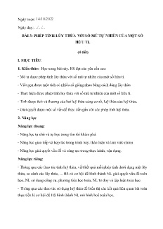 Giáo án Toán 7 - Bài 3: Phép tính lũy thừa với số mũ tự nhiên của một số hữu tỉ (4 tiết) - Năm học 2022-2023 - Phạm Công Hoàng (Cánh diều)