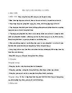 Giáo án Toán 7 - Bài tập cuối chương 1 (2 tiết) - Năm học 2022-2023 - Phan Thị Thanh (Cánh diều)