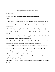 Giáo án Toán 7 - Bài tập cuối chương V (2 tiết) - Năm học 2022-2023 - Phan Thị Thanh (Cánh diều)