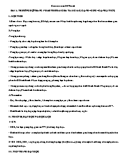 Giáo án Toán 7 - Tuần 20, Bài 5: Trường hợp bằng nhau thứ hai của tam giác: Cạnh - Góc - Cạnh (3 tiết) - Năm học 2022-2023 - Phan Thị Thanh (Cánh diều)