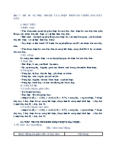 Giáo án Vật lí 9 - Tiết 10+11, Bài 7+8 - Năm học 2022-2023 - Phan Thị Thanh