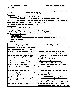 Giáo án Vật lí 9 - Tiết 49: Thấu kính hội tụ - Năm học 2022-2023 - Phan Thị Thanh