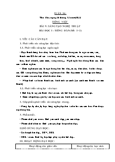 Kế hoạch bài dạy các môn Lớp 3 - Tuần 16 - Năm học 2022-2023