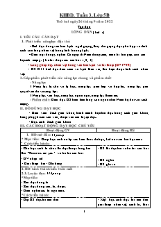 Kế hoạch bài dạy các môn Lớp 5 - Tuần 3 - Năm học 2022-2023