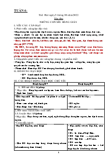 Kế hoạch bài dạy các môn Lớp 5 - Tuần 4 - Năm học 2022-2023