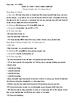 Kế hoạch bài dạy HĐTN Hướng nghiệp 6 - Tuần 10 - Năm học 2022-2023 - Nguyễn Anh Tuấn