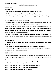 Kế hoạch bài dạy HĐTN Hướng nghiệp 6 - Tuần 15 - Năm học 2022-2023 - Nguyễn Anh Tuấn