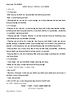 Kế hoạch bài dạy HĐTN Hướng nghiệp 6 - Tuần 7 - Năm học 2022-2023 - Nguyễn Anh Tuấn