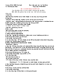 Kế hoạch bài dạy Hoạt động trải nghiệm 7 - Tuần 21 - Năm học 2022-2023 - Lê Viết Hoài (Cánh diều)