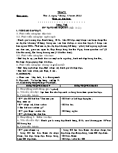 Kế hoạch bài dạy Khối 2 - Tuần 9 - Năm học 2022-2023 - Nguyễn Thị Lý