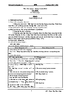 Kế hoạch bài dạy Lớp 4 - Tuần 24 - Năm học 2021-2022 - Trần Thị Thu Hiền
