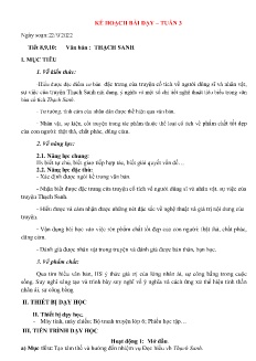 Kế hoạch bài dạy Ngữ văn 6+8 và GDCD 8+9 - Tuần 3 - Năm học 2022-2023 - Nguyễn Thị Minh Tâm