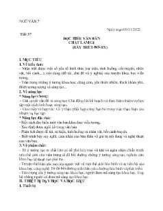 Kế hoạch bài dạy Ngữ văn 7-9 và GDCD 6+7 - Tuần 10 - Năm học 2022-2023 - Nguyễn Thị Hoài Giang