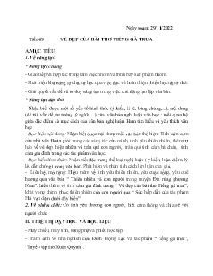 Kế hoạch bài dạy Ngữ văn 7-9 và GDCD 6+7 - Tuần 13 - Năm học 2022-2023 - Nguyễn Thị Hoài Giang