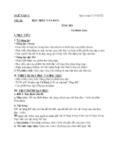Kế hoạch bài dạy Ngữ văn 7-9 và GDCD 6+7 - Tuần 6 - Năm học 2022-2023 - Nguyễn Thị Hoài Giang