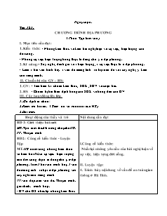 Kế hoạch bài dạy Ngữ văn 9 - Tuần 31 - Năm học 2020-2021 - Đỗ Bích Phương