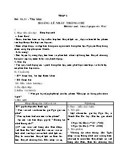 Kế hoạch bài dạy Ngữ văn 9 - Tuần 5 - Năm học 2022-2023 - Đỗ Bích Phương