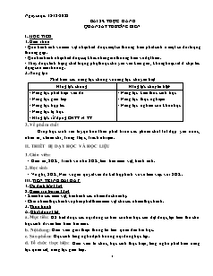 Kế hoạch bài dạy Sinh học 9 - Tuần 15, Bài 28+29 - Năm học 2022-2023 - Nguyễn Anh Tuấn