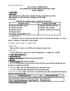 Kế hoạch bài dạy Sinh học 9 - Tuần 21, Bài 39+41 - Năm học 2022-2023 - Nguyễn Anh Tuấn