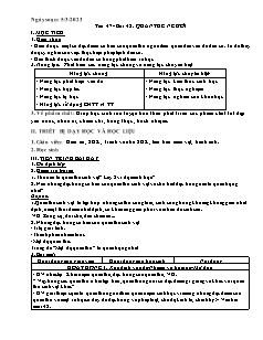 Kế hoạch bài dạy Sinh học 9 - Tuần 25, Bài 48+49 - Năm học 2022-2023 - Nguyễn Anh Tuấn