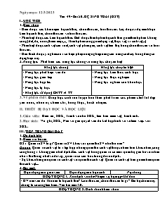 Kế hoạch bài dạy Sinh học 9 - Tuần 26, Bài 50+51 - Năm học 2022-2023 - Nguyễn Anh Tuấn
