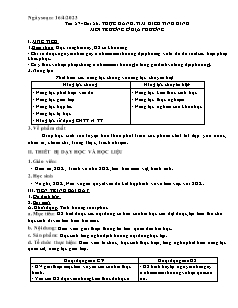Kế hoạch bài dạy Sinh học 9 - Tuần 31, Bài 56-58 - Năm học 2022-2023 - Nguyễn Anh Tuấn