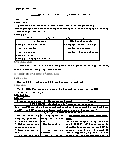 Kế hoạch bài dạy Sinh học 9 - Tuần 9, Bài 17+18 - Năm học 2022-2023 - Nguyễn Anh Tuấn