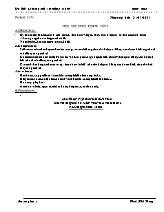 Kế hoạch bài dạy Tiếng Anh 3 - Tuần 37 - Năm học 2022-2023 - Thái Phi Hùng (i-Learn Smart Start)