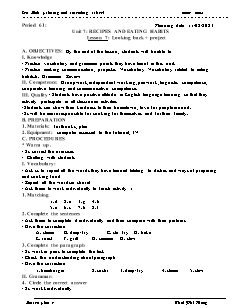 Kế hoạch bài dạy Tiếng Anh 9 - Tuần 23, Bài 7+8 - Năm học 2022-2023 - Thái Phi Hùng (Global Success)