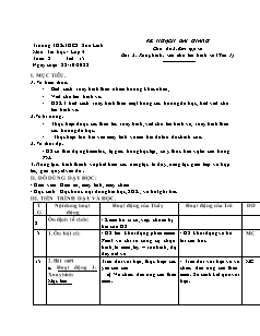 Kế hoạch bài dạy Tin học 4 - Tuần 8, Tiết 15, Bài 2: Xoay hình, viết chữ lên hình vẽ - Năm học 2022-2023 - Nguyễn Viết Hùng