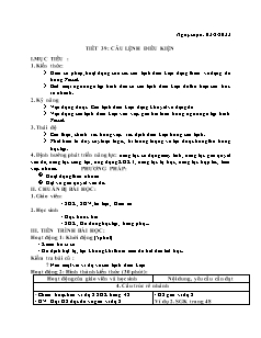 Kế hoạch bài dạy Tin học 8 - Tiết 39+40 - Năm học 2022-2023 - Nguyễn Viết Hùng