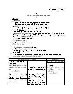 Kế hoạch bài dạy Tin học 8 - Tiết 45, Bài 7: Câu lệnh lặp (Tiếp) - Năm học 2022-2023 - Nguyễn Viết Hùng