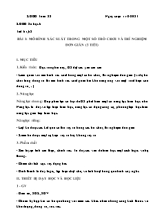 Kế hoạch bài dạy Toán 6+9 và Tin học 6 - Tuần 22 - Năm học 2022-2023 - Võ Minh Tú