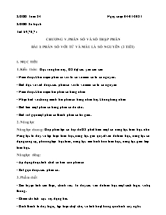 Kế hoạch bài dạy Toán 6+9 và Tin học 6 - Tuần 25 - Năm học 2022-2023 - Võ Minh Tú