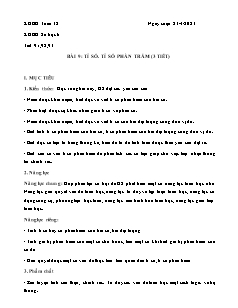 Kế hoạch bài dạy Toán 6+9 và Tin học 6 - Tuần 32 - Năm học 2022-2023 - Võ Minh Tú