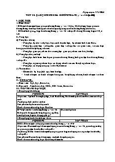 Kế hoạch bài dạy Toán 9 - Tiết 28+29, Bài 5: Hệ số góc của đường thưởng y = ax + b (a ≠ 0) - Năm học 2022-2023 - Nguyễn Viết Hùng