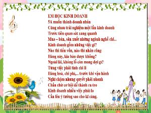 Bài giảng Hoạt động trải nghiệm 5 (Kết nối tri thức) - Bài: Ý tưởng kinh doanh
