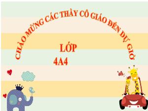 Bài giảng Khoa học 4 - Bài 13: Nhu cầu sống của thực vật và chăm sóc cây trồng (Tiết 1)