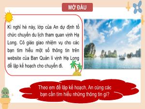 Bài giảng Tin học 5 - Bài 5: Thực hành tìm kiếm thông tin trên website